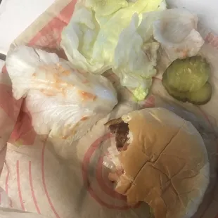 I rather not eat the lettuce. You