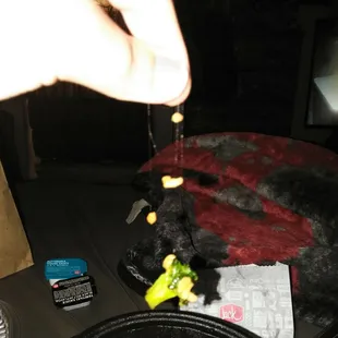 Here&apos;s the f*ckin hair I found in my food! Seriously Jack in the Box?