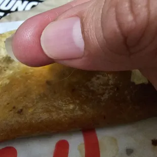 Not what I wanted in my taco.