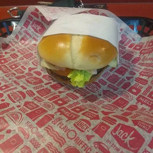 Jumbo jack with cheese