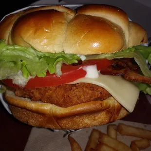 My Up close and personal Homestyle ranch Chicken Club sandwich I recommend this sandwich its really good