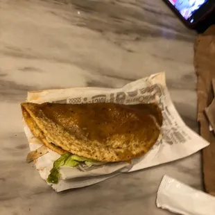 Too greasy very nasty don't eat here please