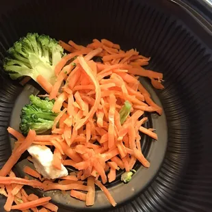 When i asked for the veggies for my teriyaki bowl :(