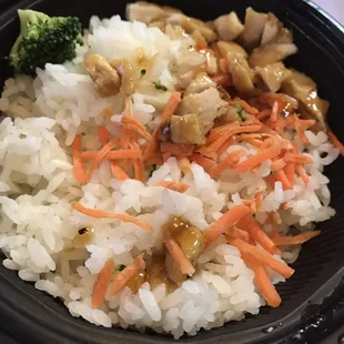 My pathetic teriyaki bowl, yuck