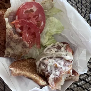 Spicy chicken sandwich