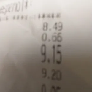Receipt from Jack in the box for 2 greasy taco&apos;s and what was suppose to be 12 Mac N Cheese balls but, we only received 10 small one&apos;s