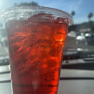 Supposed easy ice Strawberry Red Daze Red Bull Infusion w/ Red Bull Energy. Was pure ice but some melted. Not Worth $5