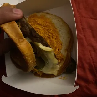 There is not extra patty