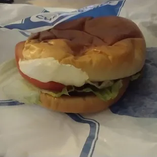 Jr Jumbo Jack with no beef patty