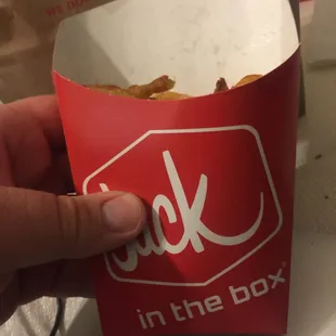 Medium frys. Ordered and paid for large