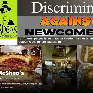 Does Jack McShea&apos;s discriminate against newcomers?