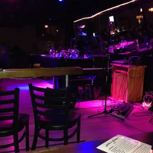 Waiting on the show at the best seat in the house!