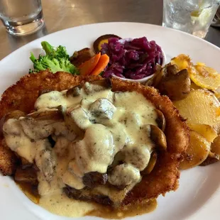 Happy hour schnitzel is a great value!