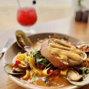 Seafood pasta
