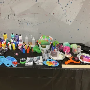 Paint splatter party