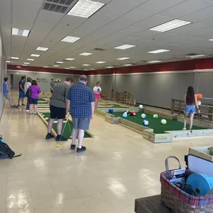 Mini golf and soccer pool