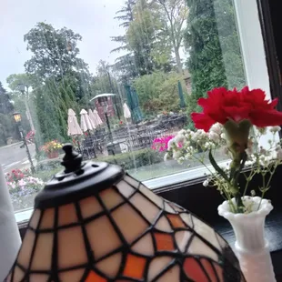 Rain cleared up by the time I was done with lunch!