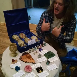 Happy boy! He worked all summer for this collection! Thanks for a great shopping experience.