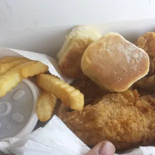 2pc white fries