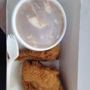 Chicken and Rice Gravy Bowl