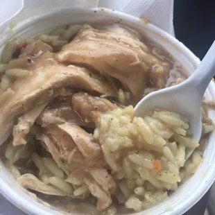 Pirtles&apos;s best kept secret, medium chicken &amp; rice bowl $1.84