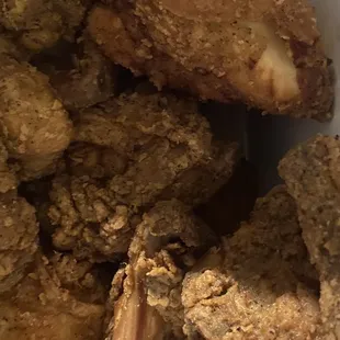 Refried/old chicken