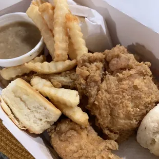 fish and chips, food