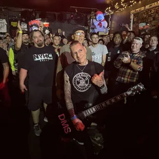 Small enough the band might come into the crowd!