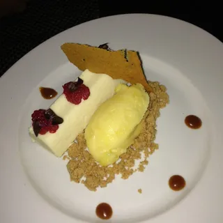 Lavender Goat Cheese Cheesecake