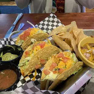 Crispy chicken plate