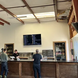 two men at the bar