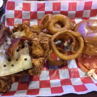 Fried chicken sandwich