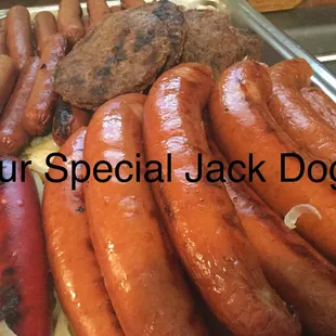 sausages and hot dogs