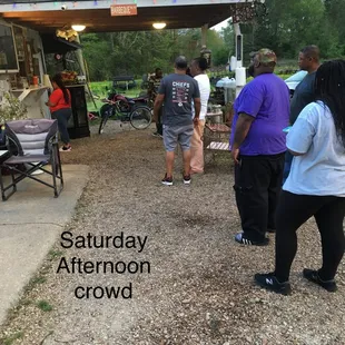 Saturday Afternoon Crowd