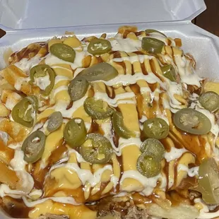 Loaded Pork Fries