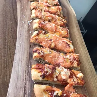 Salmon and Goat Cheese Flatbread