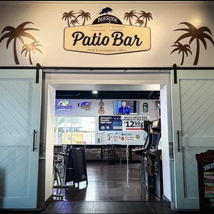 the entrance