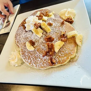 Banana Walnut Pancakes