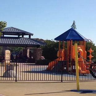 Small play structure &amp; picnic gazebo