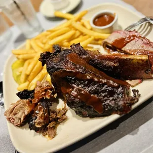 Burnt Ends, Crown Prime Beef Rib, brisket.