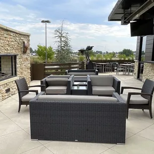 A Portion of the Patio Area