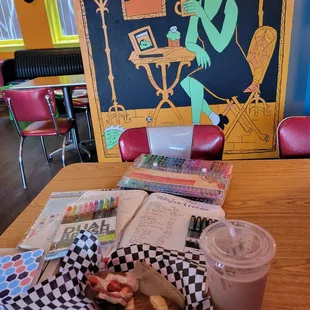 Snack and bevvy with a witch!