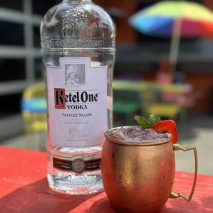 Mixed berry mule