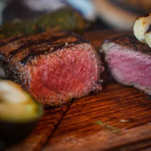 Medium Rare Perfection! Royal Ranch NY Strip Carne Asada - IG: @nelson_eats