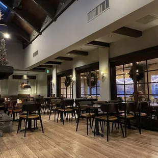 the dining area