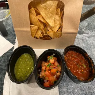 Chips and salsas