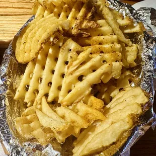 food, waffles