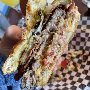 Botz burger - pimento cheese and bacon