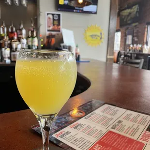 $4 mimosa on Saturday