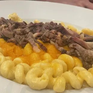Brisket ma and cheese